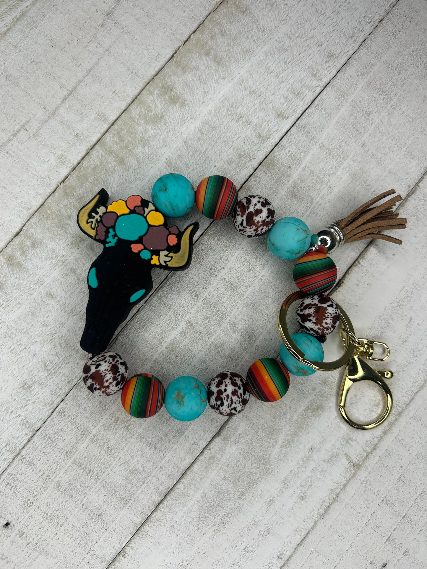 Western bull wristlet