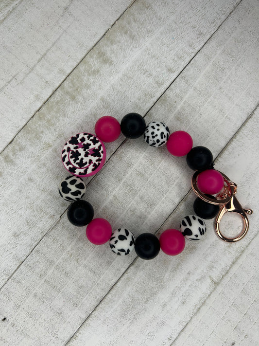 Smiley wristlet