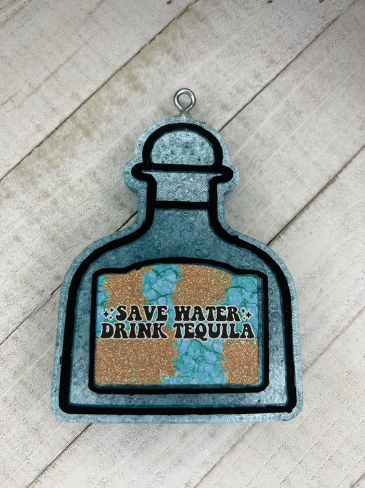 Tequila Bottle- Ocean